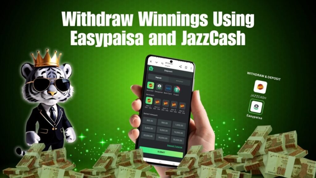 How to Withdraw Winnings Using Easypaisa and JazzCash